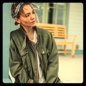 Free People Flight Line Bomber jacket